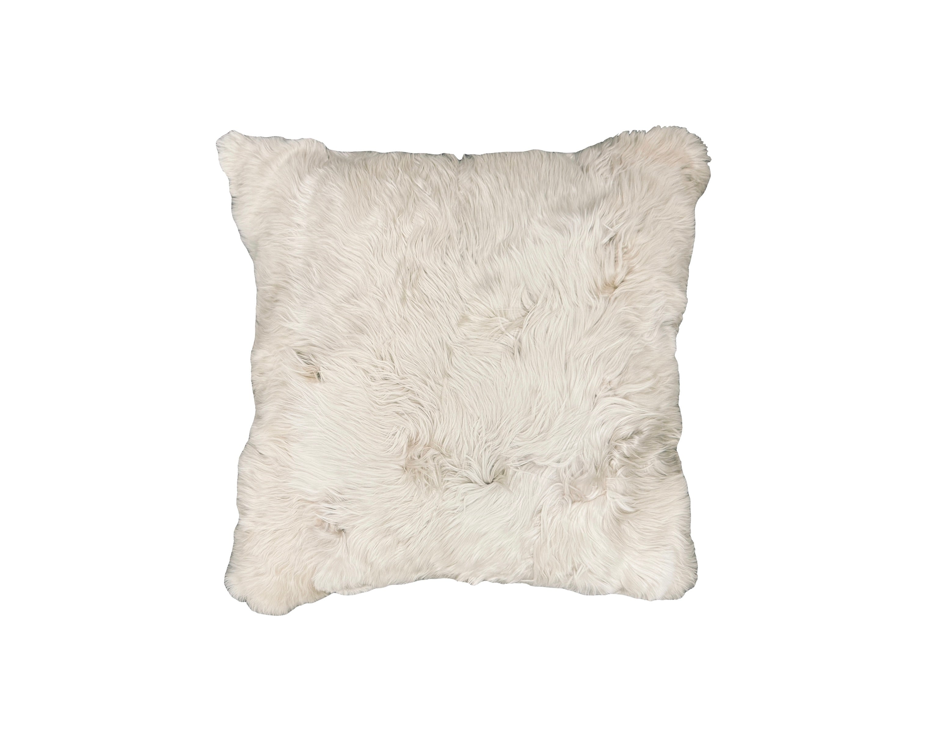 Ivory Alpaca Cushion