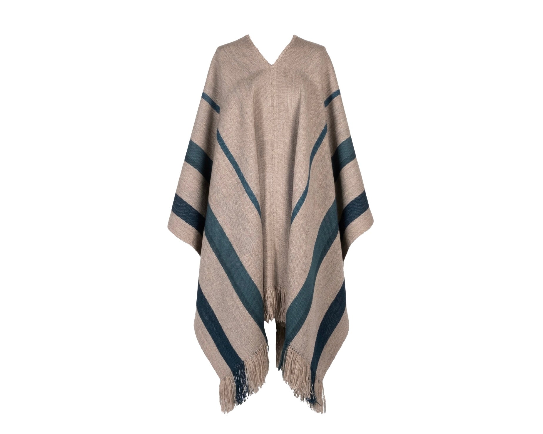 Sheep Wool Grey Poncho