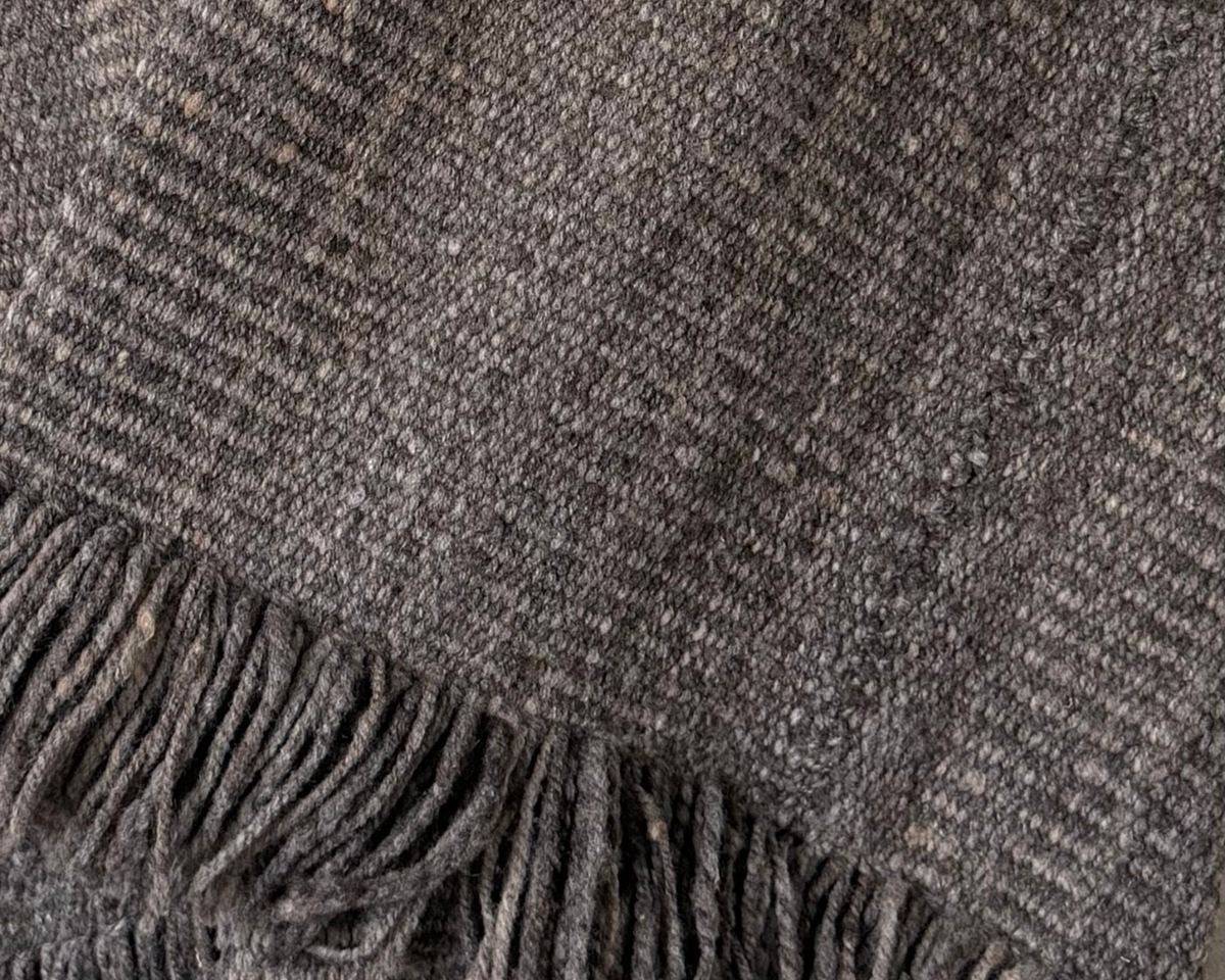 Rugged Wool Poncho #4