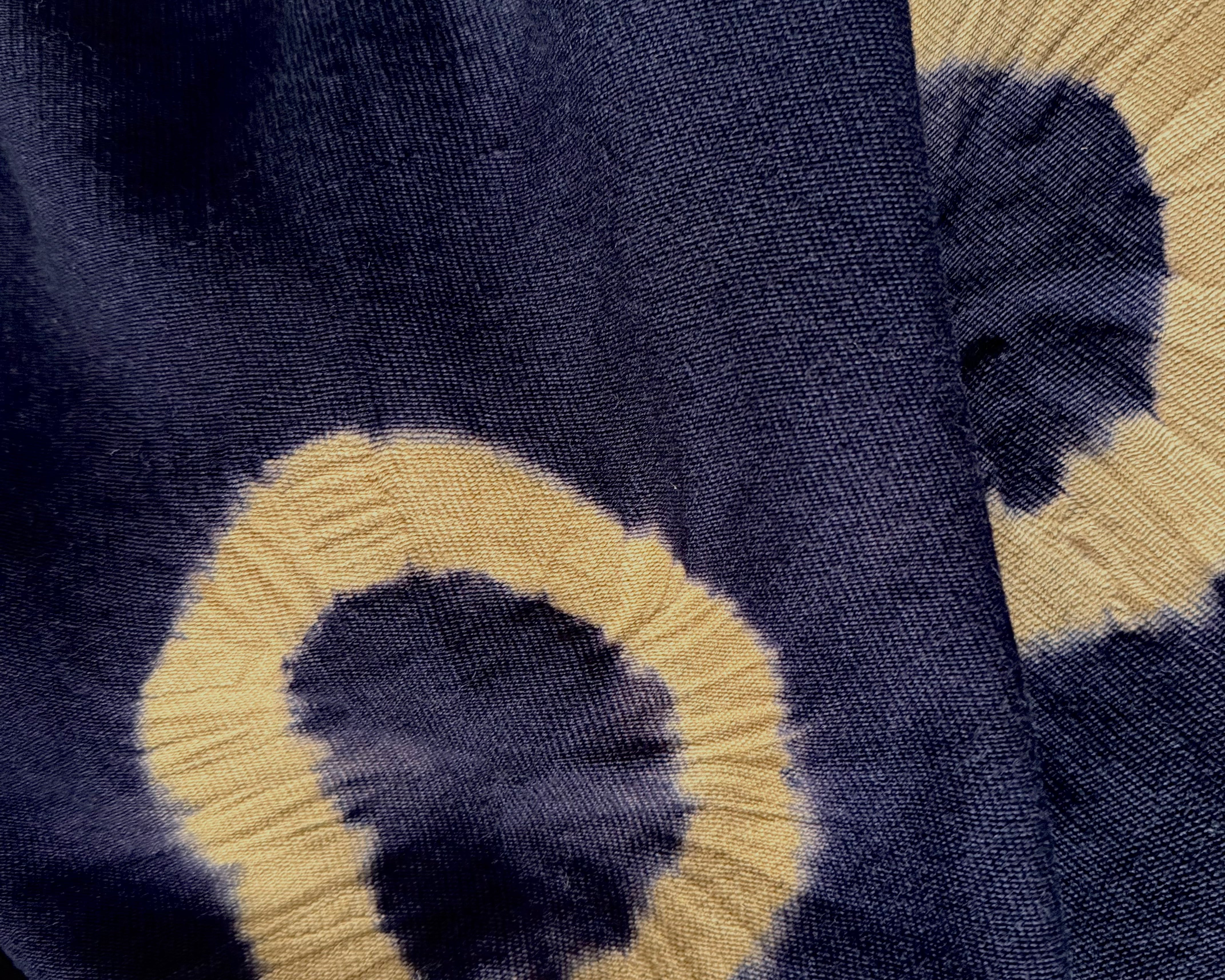 Wool Blue Poncho