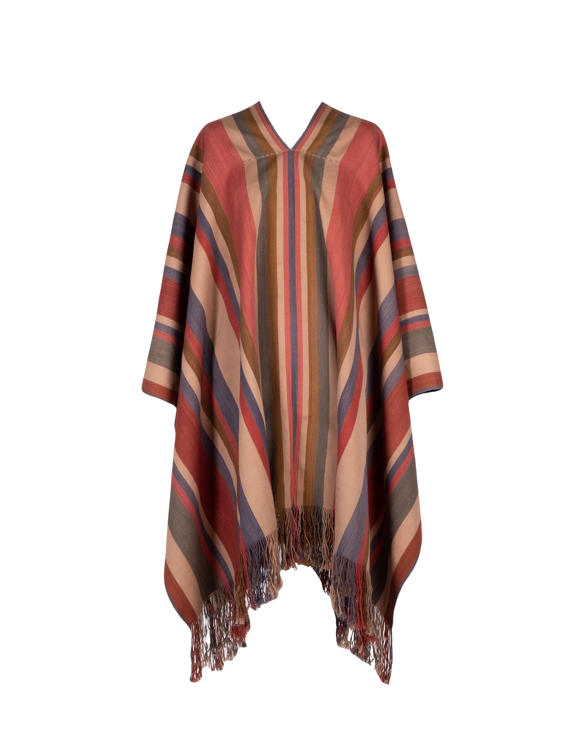 Alpaca and Cotton Poncho #2