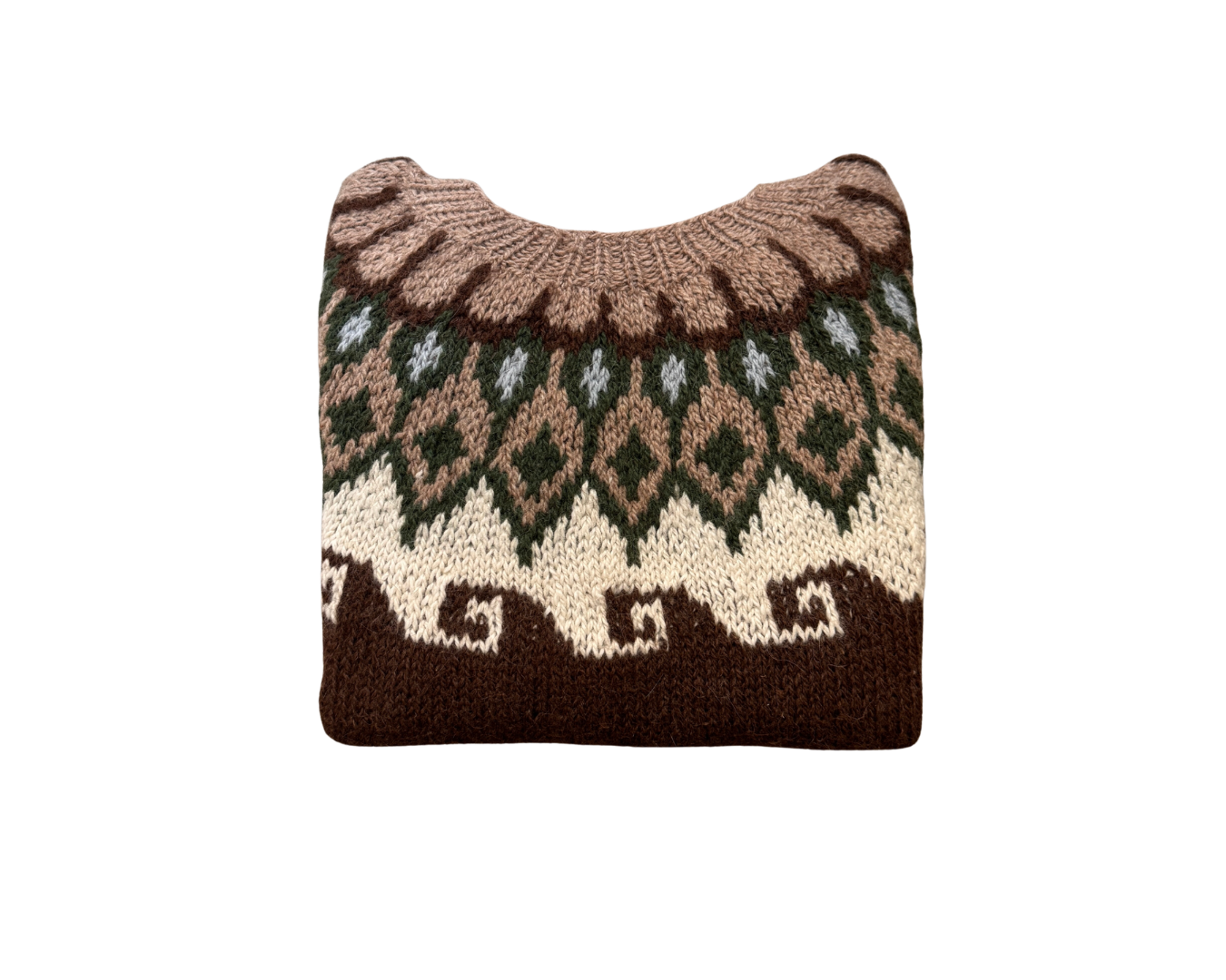 Alpaca Wool Sweater Brown
