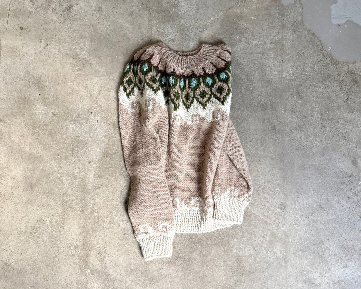 Alpaca Wool Sweater Beige
