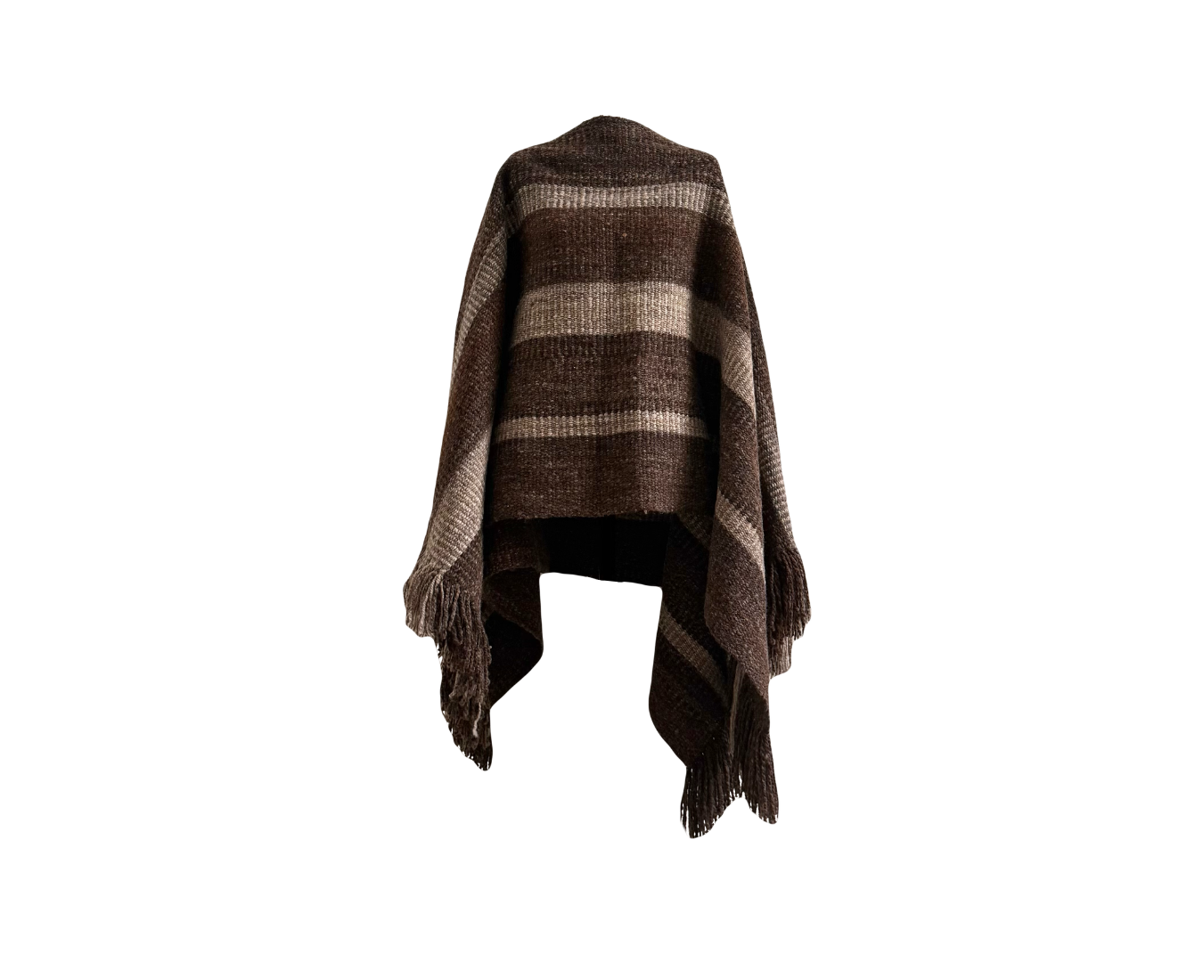 Rugged Wool Poncho #5