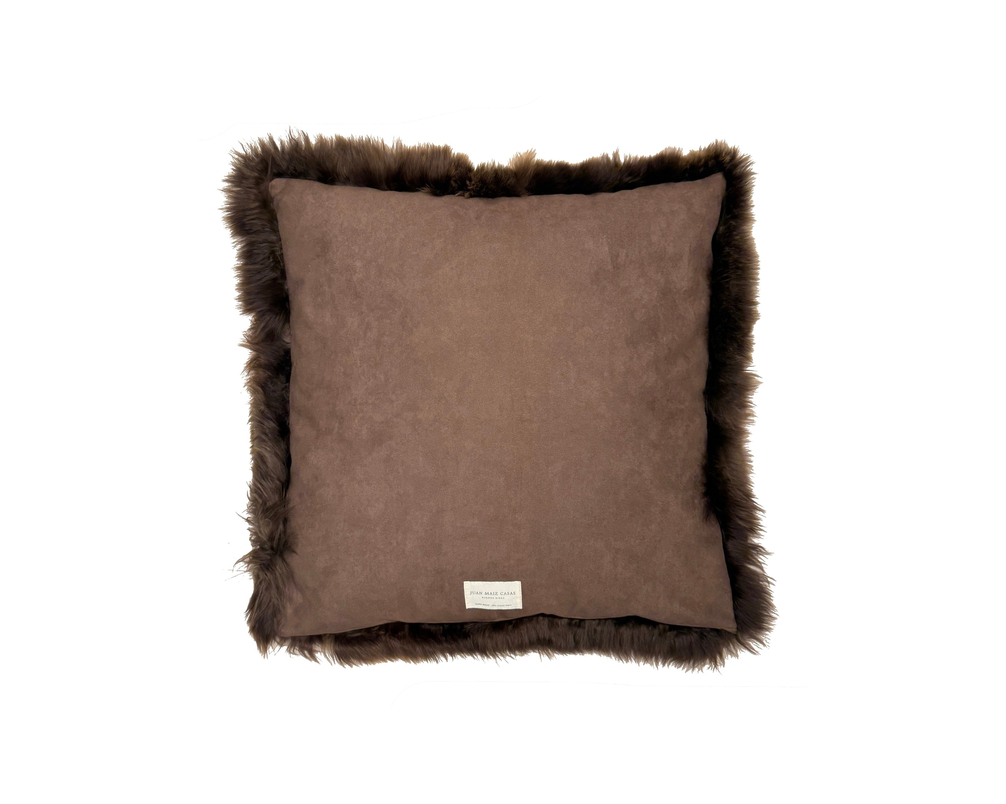 Brown Alpaca Cushion