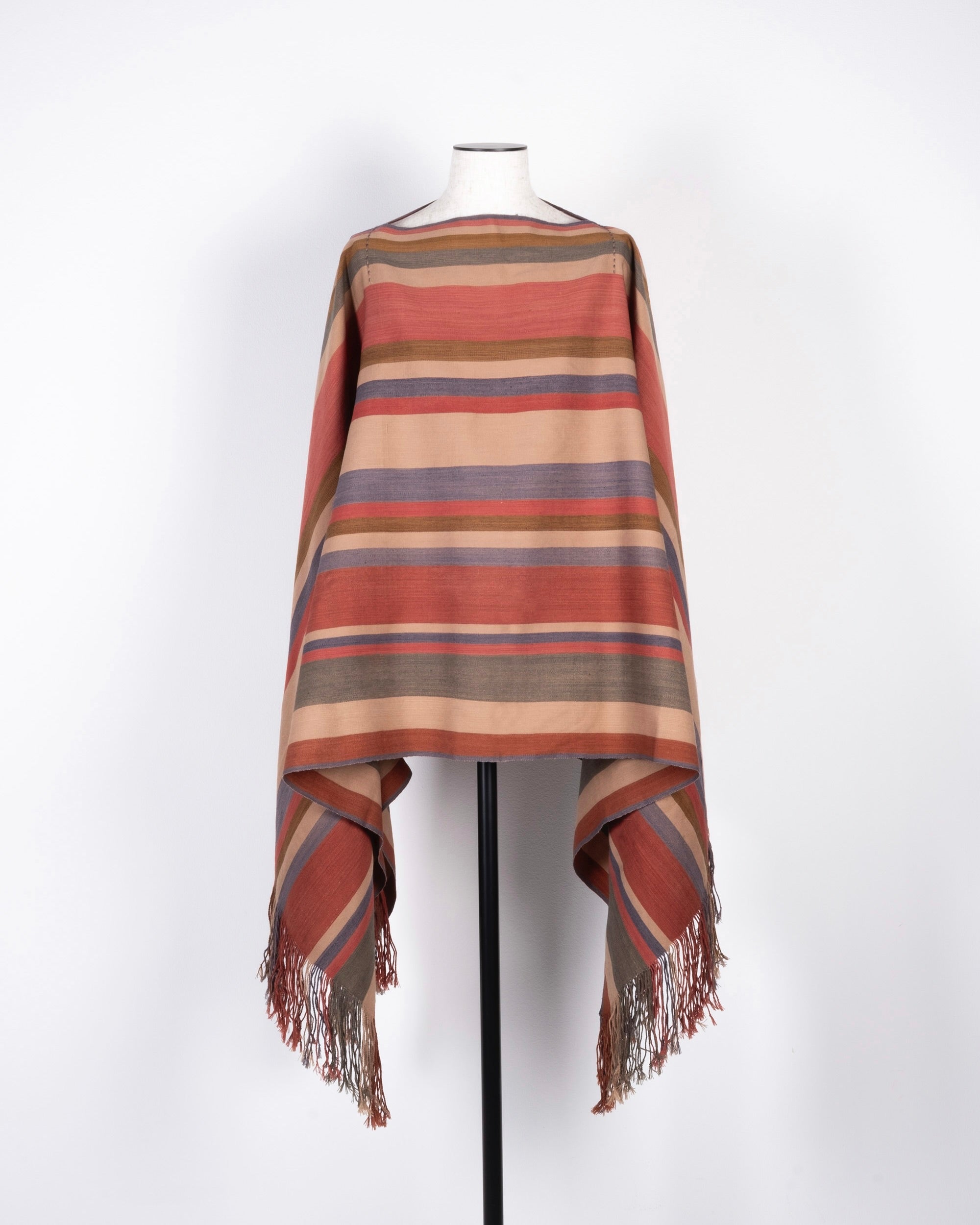 Alpaca and Cotton Poncho #2