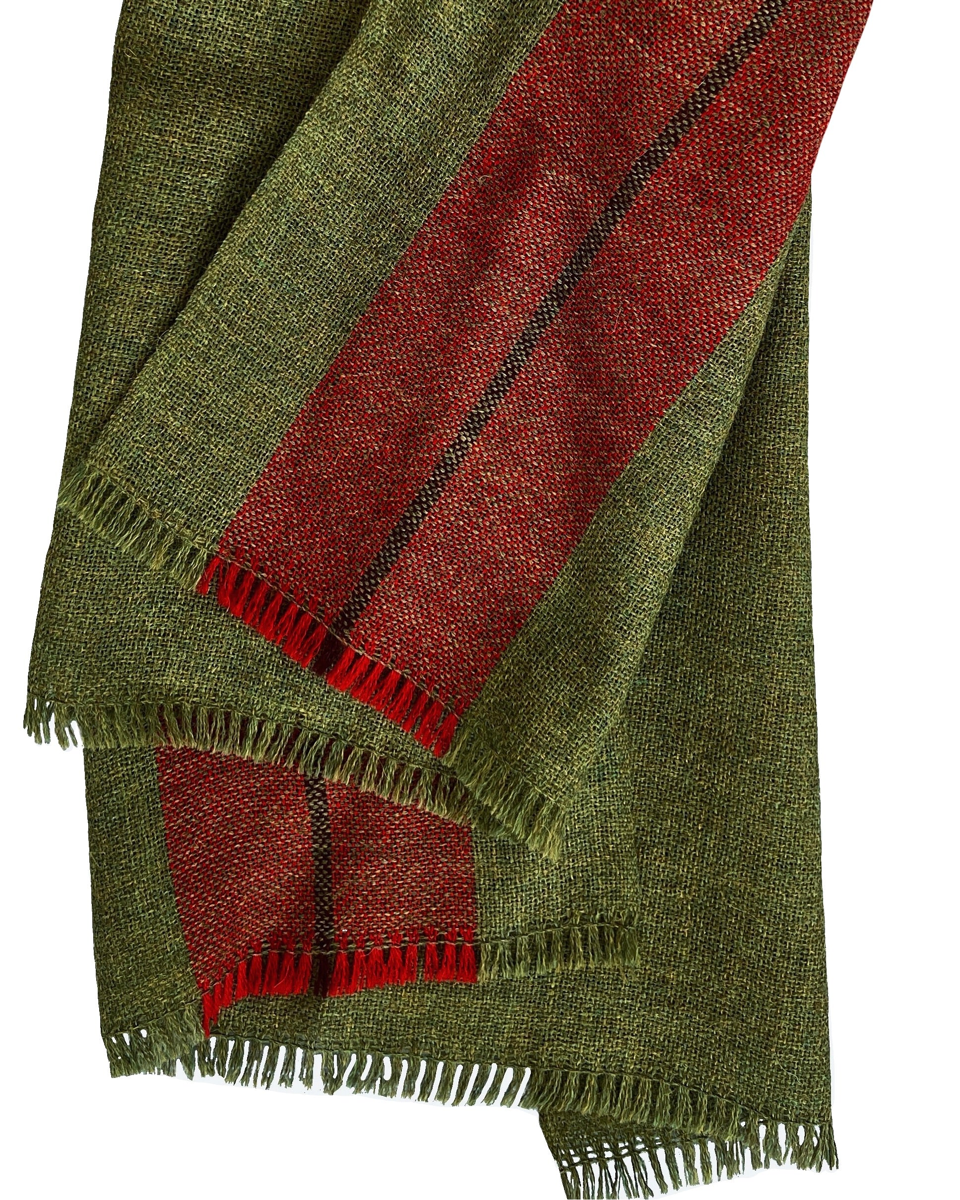 Green Superfine Alpaca Scarf