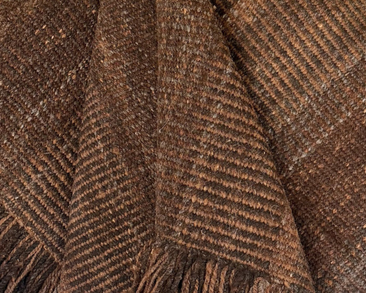 Rugged Wool Poncho #3