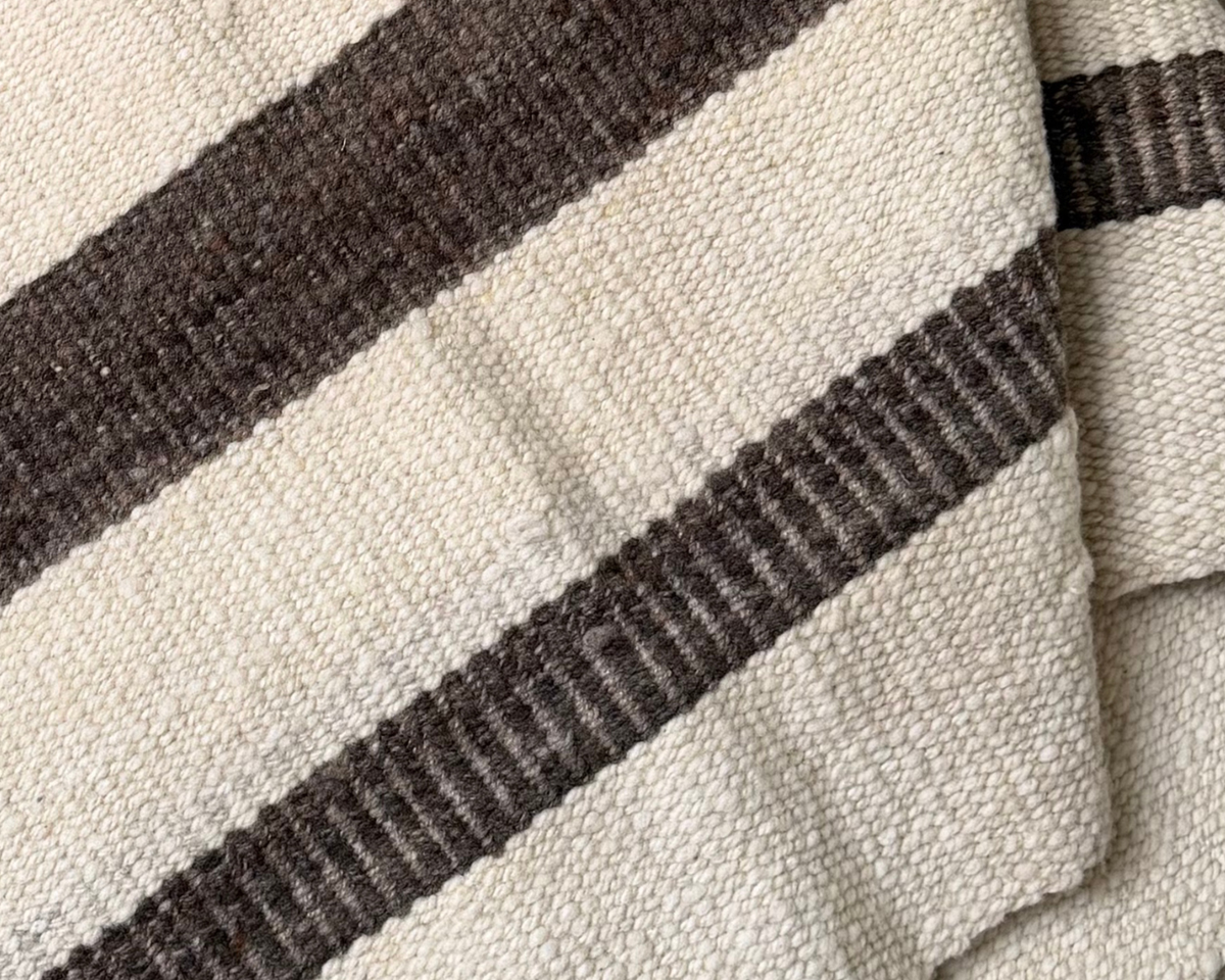 Rugged Wool Poncho #1