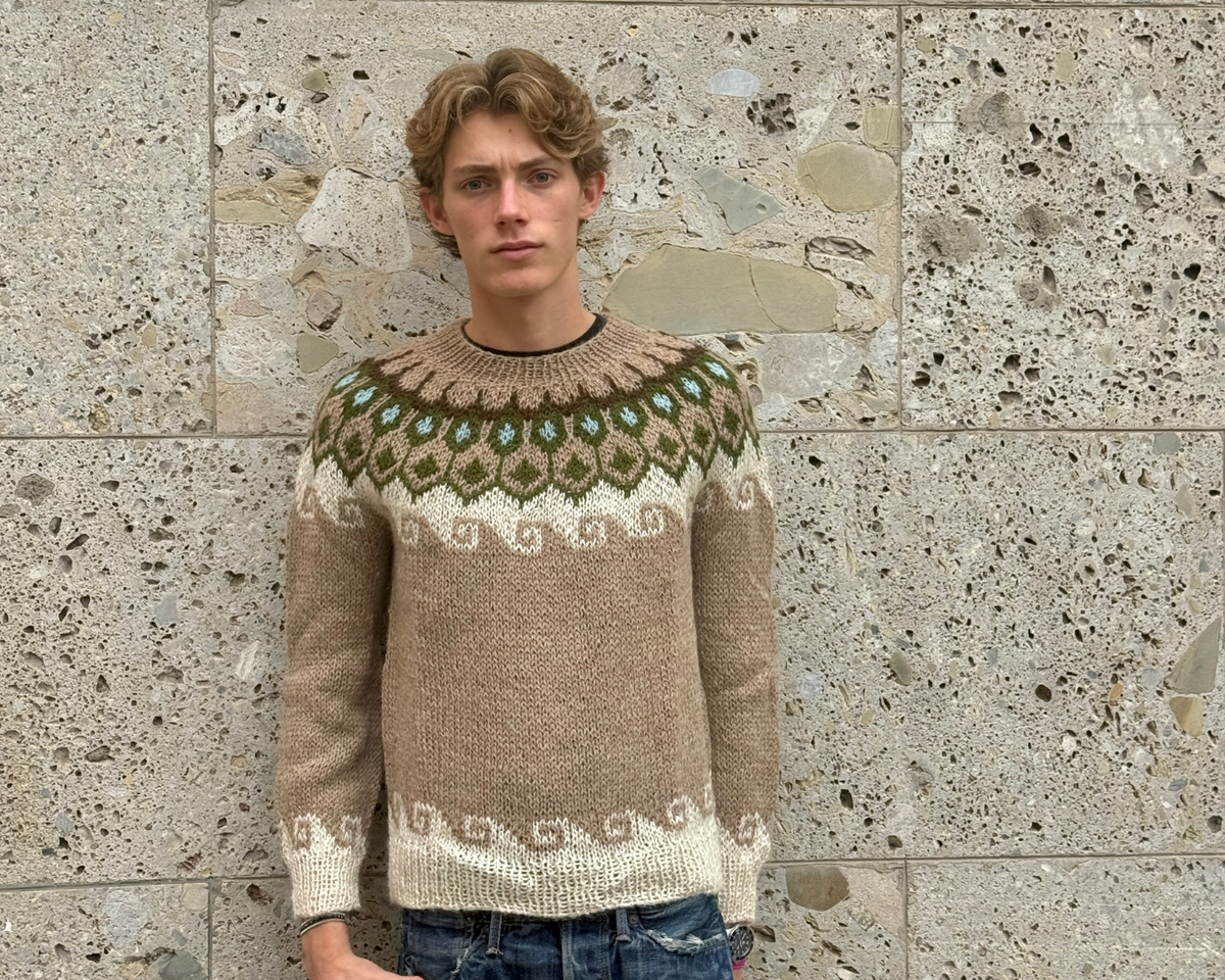 Alpaca Wool Sweater Beige
