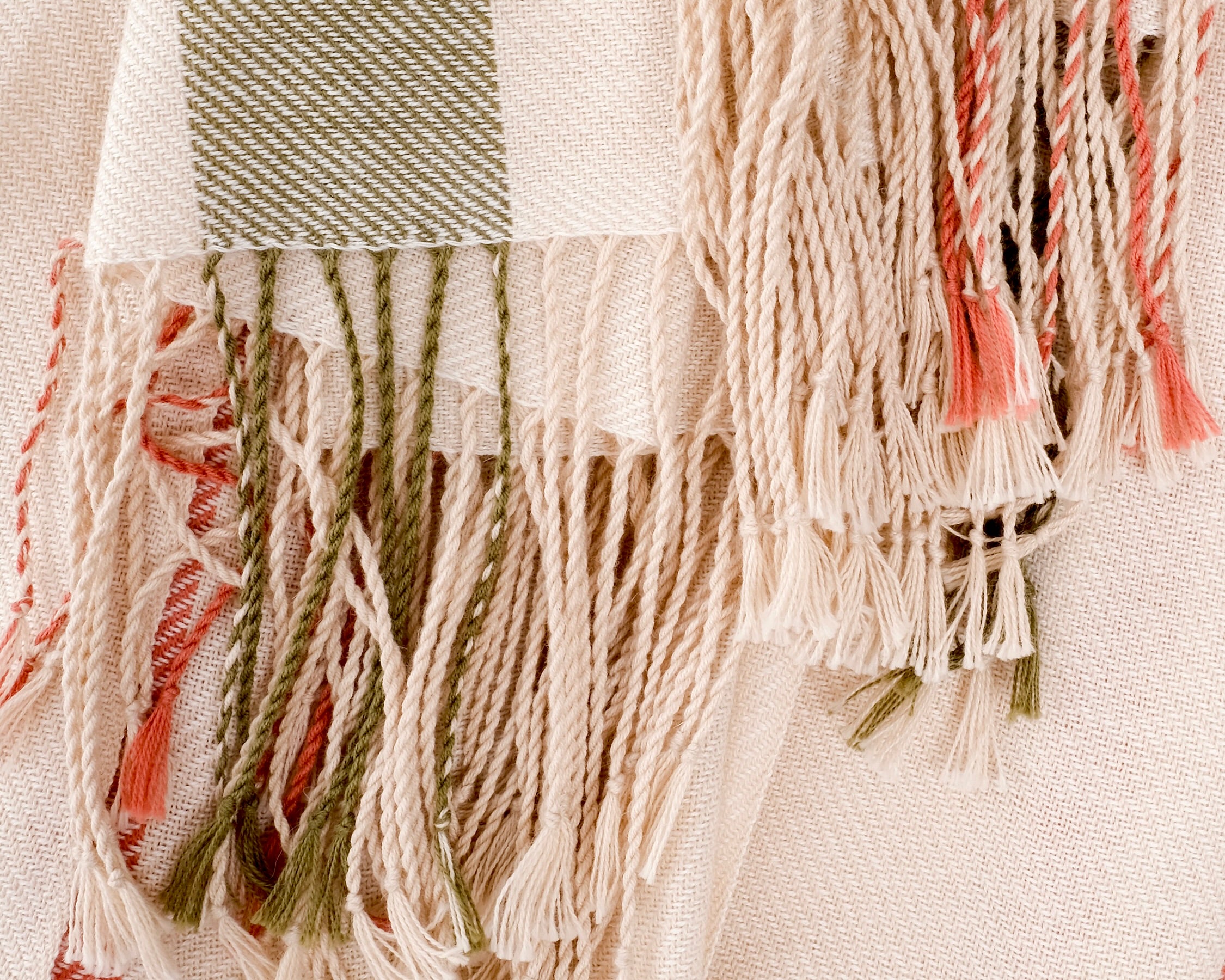 Green Pink Shawl