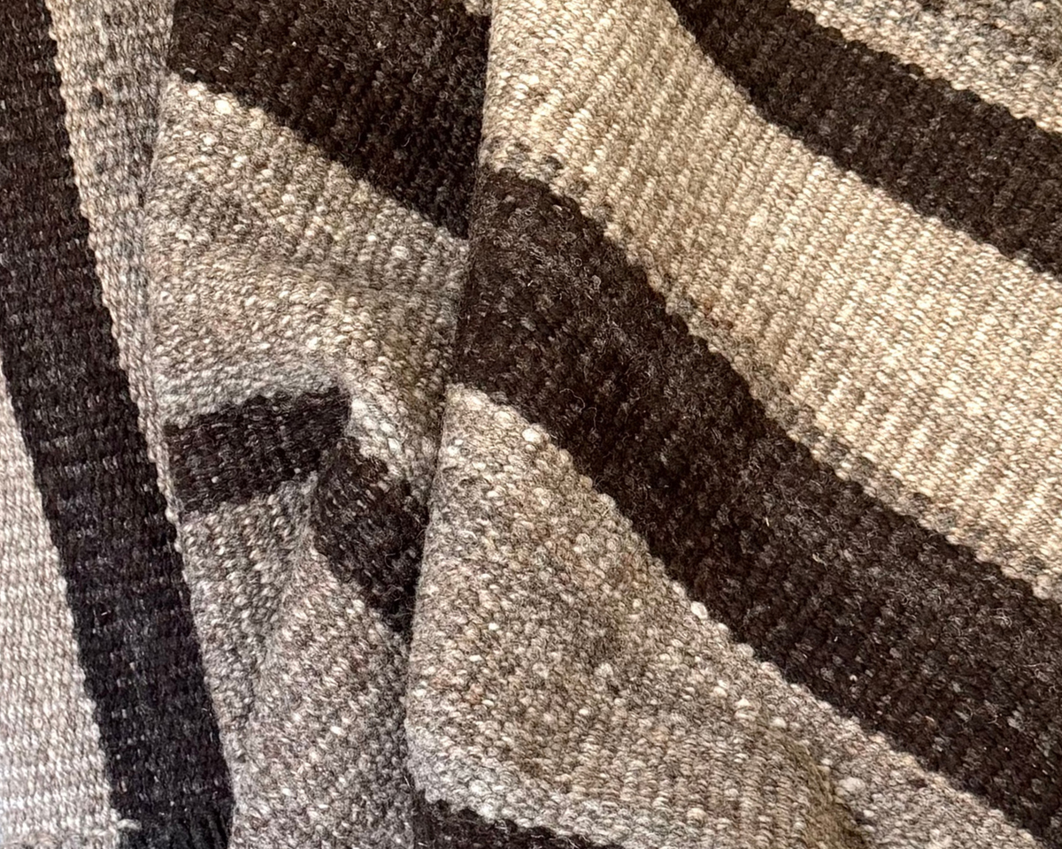 Rugged Wool Poncho #6