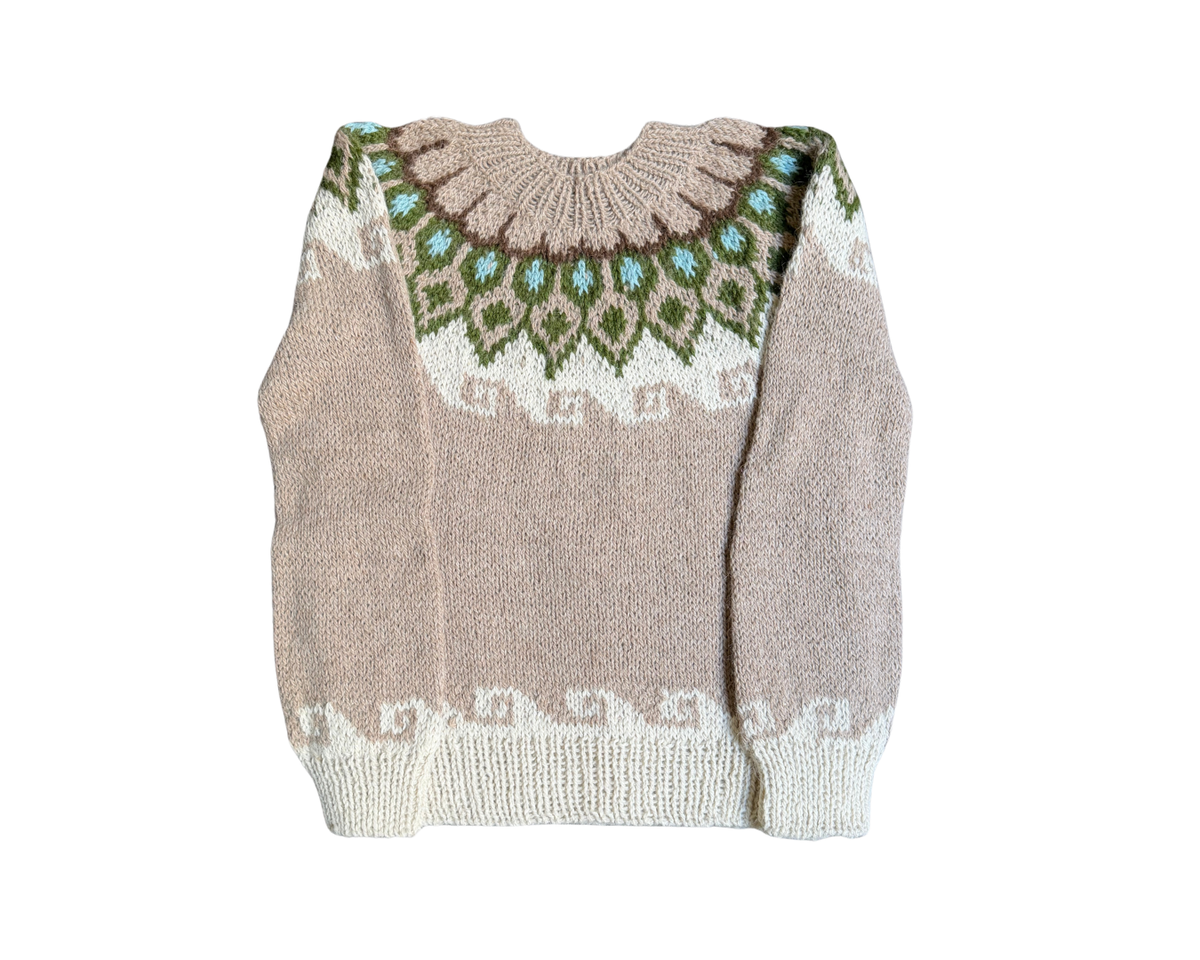 Alpaca Wool Sweater Beige